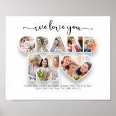 私たちはあなたの祖母の写真コラージュが大好き ポスター (正面)