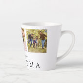 私たちはあなたの祖母を愛する3パーソナライズされたフォトモノグラム カフェラテマグ (右)