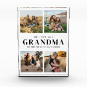 私たちはあなたの祖母を愛する4写真コラージュ写真ブロック フォトブロック (正面)