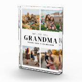 私たちはあなたの祖母を愛する4写真コラージュ写真ブロック フォトブロック (右)