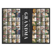 私たちはあなたの祖母を愛する64写真コラージュ テーブルクロス (正面(横))