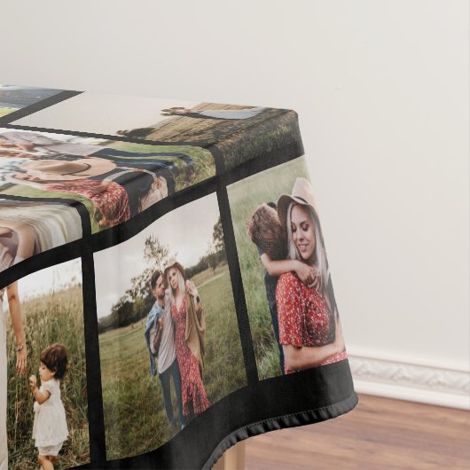 私たちはあなたの祖母を愛する64写真コラージュ テーブルクロス (インサイチュ)