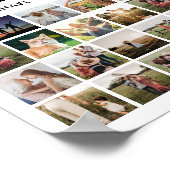 私たちはあなたの祖母を愛する64写真コラージュ ポスター (角)