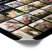 私たちはあなたの祖母を愛する64写真コラージュ ポスター (角)