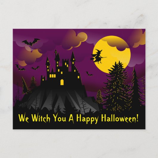 私たちはあなたをハッピーハローウィンはがき ポストカード (正面)