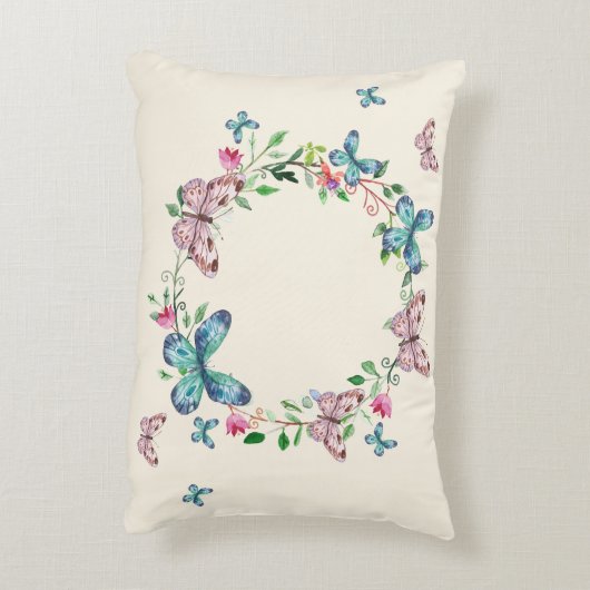 私たちはあなたを愛おばあちゃん蝶アクセント枕2 アクセントクッション (裏面(縦))