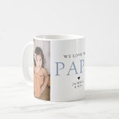 私たちはあなたを愛してパパエレガントフォトマグ コーヒーマグカップ (正面左)