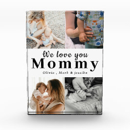 私たちはあなたを愛しパーソナライズされたている写真コラージュ フォトブロック