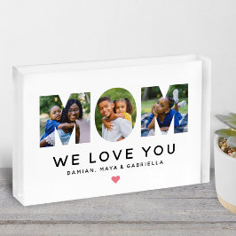 私たちはあなたを愛しパーソナライズされたている フォトブロック