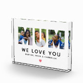 私たちはあなたを愛しパーソナライズされたている フォトブロック (右)