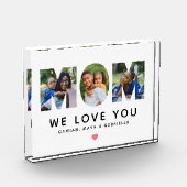 私たちはあなたを愛しパーソナライズされたている フォトブロック (左)