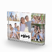 私たちはあなたを愛しパーソナライズされたているMom Photo Collage Block フォトブロック (右)