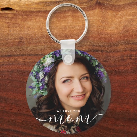 私たちはあなたを愛しモダンていクラシックる写真 キーホルダー (正面)