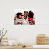 私たちはあなたを愛しモダンていクラシックる写真 ポスター (キッチン)