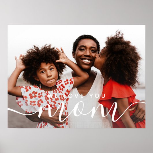 私たちはあなたを愛しモダンていクラシックる写真 ポスター (正面)