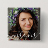 私たちはあなたを愛しモダンていクラシックる写真 缶バッジ (正面)