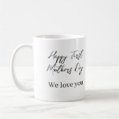 私たちはあなたを愛し、母の日 コーヒーマグカップ (左)