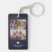 私たちはあなたを愛するパパパーソナライズされた5枚 キーホルダー (裏面)