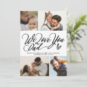 私たちはあなたを愛するパパ写真コラージュ父の日 (スタンド正面)