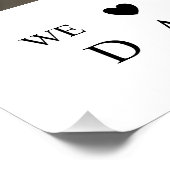 私たちはあなたを愛するパパ写真コラージュ父の日 ポスター (コーナー)