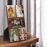 私たちはあなたを愛するパパ家族の木の写真コラージュ<br><div class="desc">The Papa We Love Youハートコラージュモダンプラークは祖父への愛を示すパーソナライズされた感動的で贈り物である。美しくデザインされたプラークは、ハート型の写真コラージュを備え、家族の写真をレイアウトで追加できお気に入りのるこモダンとができるスタイリッシュ。心のこもった「We Love You, Papa」というメッセージが目立って表示され、誕生日や父の日などの特別な行事に最適な記念として飾られている。永遠の思い出を生み出して、この一種類のフォトコラージュのプラークとあなたの絆を。</div>