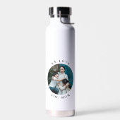 私たちはあなたを愛するママのサークル写真 ウォーターボトル (左面)