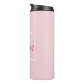 私たちはあなたを愛するママのピンクのミニマリスト タンブラー (回転右)