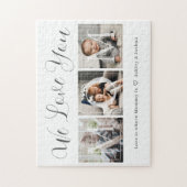 私たちはあなたを愛するママ写真コラージュ ジグソーパズル (縦)