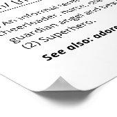 私たちはあなたを愛するママ定義ポスターマザーズの日の贈り物 ポスター (角)