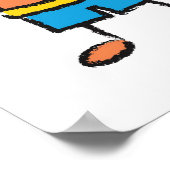 私たちはあなたを愛するママ漫画の家族ハッピー母の日 ポスター (角)