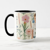 私たちはあなたを愛するママ緑の離れ母親の日の写真 マグカップ (左)