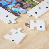 私たちはあなたを愛するママ10フォトコラージュモダンラブヒート ジグソーパズル (側面)