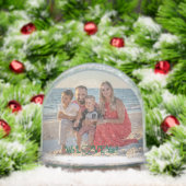 私たちはあなたを愛する家族の写真冬の木 (クリスマス)