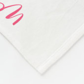 私たちはあなたを愛する母の日3写真コラージュ フリースブランケット (角)