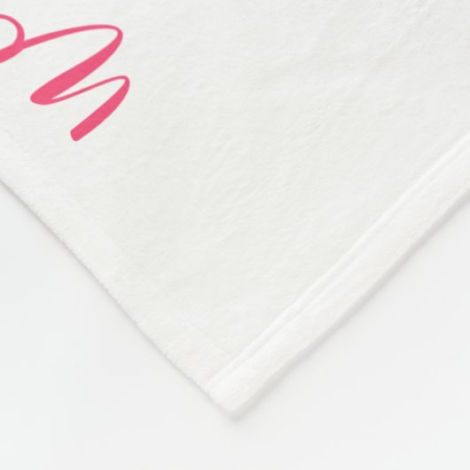 私たちはあなたを愛する母の日3写真コラージュ フリースブランケット (角)