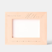 私たちはあなたを愛する母スクリプトハートの子供の名前 レーザー彫刻フレーム (正面)