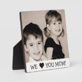 私たちはあなたを愛カスタムする フォトプラーク (正面)