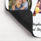 私たちはあなたを愛パーソナライズされたする3 – 写真パパ父の日 マウスパッド (コーナー)