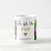 私たちはあなたを愛ポップ・アートのする2フォトコラージュ祖父 コーヒーマグカップ (中央)