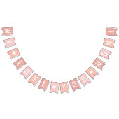 私たちはあなたを愛ママ赤面ピンクマザーズ日 バンティングフラッグ (全)