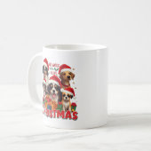 私たちはあなたを毛深いクリスマスに哀れむ コーヒーマグカップ (正面左)