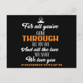 私たちはあなたを祖父が大好き ポストカード (正面)