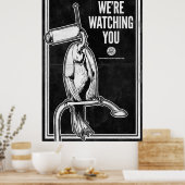 私たちはあなたを見ている ポスター (キッチン)