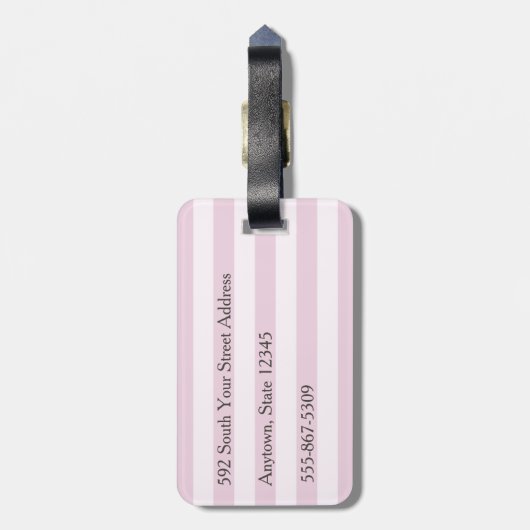 私たちはいつもパリの荷物のタグを持っている ラゲッジタグ (裏面縦)