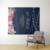 私たちはいまだに愛し合っている | ストリングライト 50周年 結婚記念日 タペストリー (インサイチュ(横))