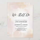 私たちはいまだに愛し合っている | 現代の水彩 25周年記念 招待状 (正面/裏面)