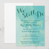 私たちはいまだに結婚記念日招待状 招待状 (正面/裏面)