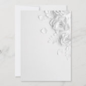 私たちはいまだに結婚誓約を更新します 結婚記念日の招待状 招待状 (裏面)