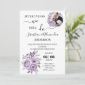 私たちはいまだに結婚誓約を更新します 結婚記念日 招待状 (スタンド正面)