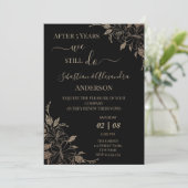 私たちはいまだに結婚誓約を更新する 結婚記念日 招待状 (スタンド正面)